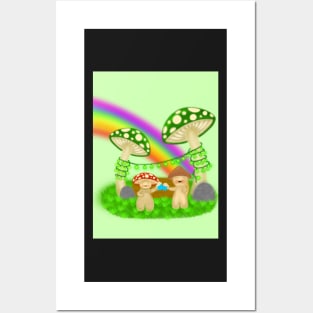 Saint Patrick's Day Mushroom Buddy Design Posters and Art